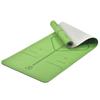 WEZHO Extra Thick Dual-Color Yoga Mat with Alignment Lines