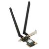 AX210NGW PCIE WiFi 6E Card with 2 Antenna 5374Mbps 2.4GHz 5GHz 6GHz Bluetooth 5.2 Support MU MIMO