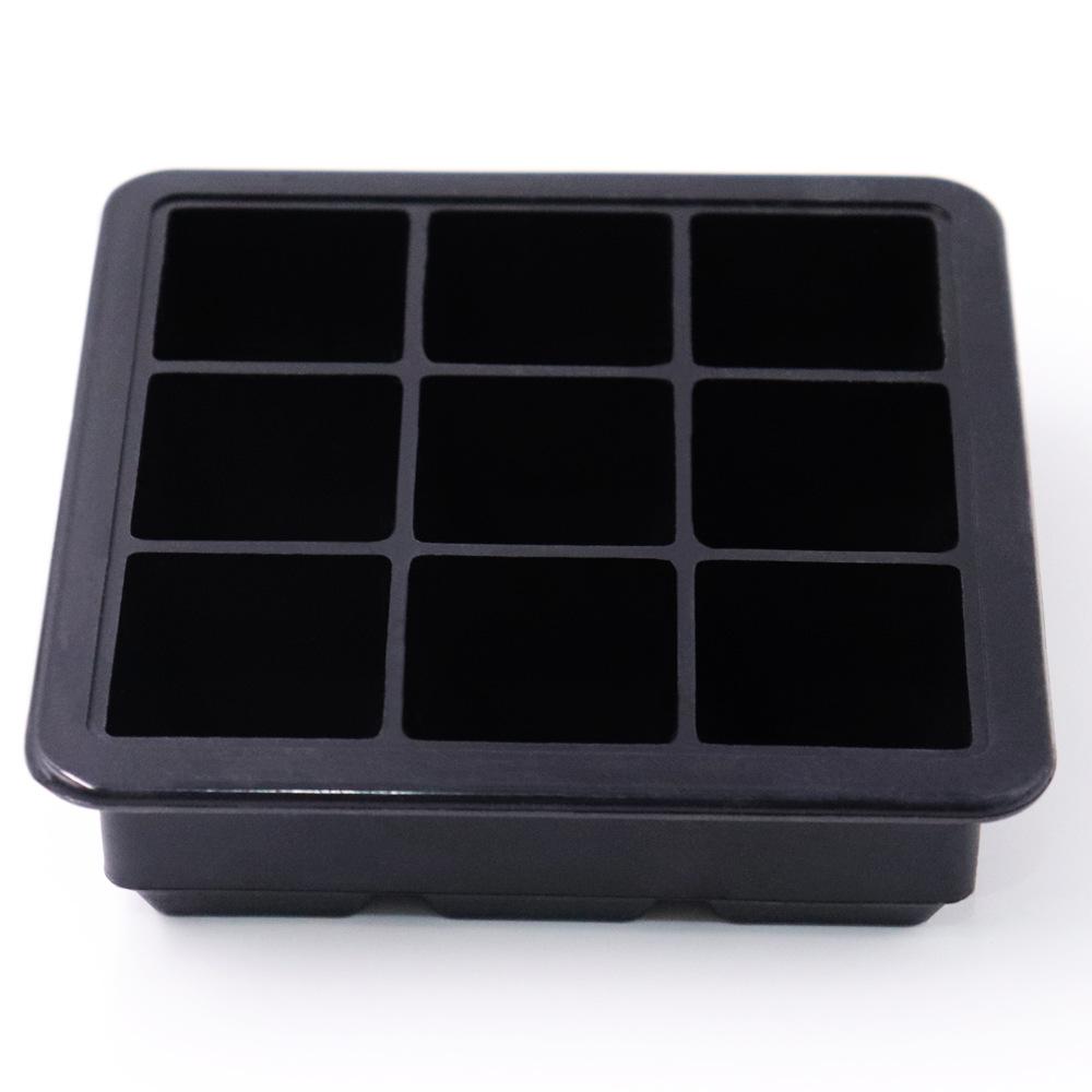 Силиконовый лоток для льда на 9 ячеек с крышкой — самодельная форма для кубиков льда и детского питания