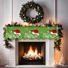 Christmas Snowman Fireplace Scarf Christmas Decorations for Home Xmas Living Room Ornament Navidad Natal New Year Decorations