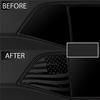 Car Distressed American Flag Window Decal Sticker For Dodge Challenger 2008-