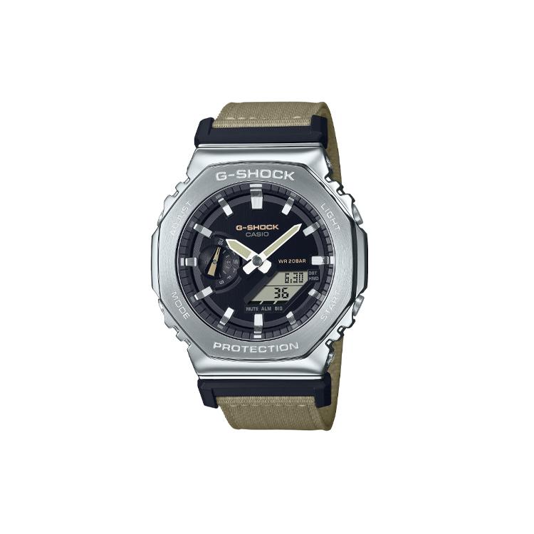 Casio Унисекс Серия Полностью Металлические Черные Часы GM-2100C-5APRT GM-2100C-5APRT