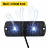 4X Truck LED Tow Amber/White Grill Emergency Lights Strobe Bar Caution 12V-24V K