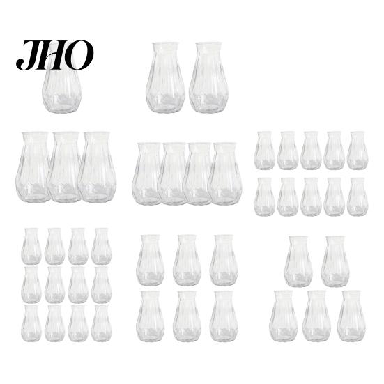 Lightweight Plastic Vase Clear Bud Decorative Flower Plant Holder Modern Centerpiece for Home Wedding Party Stylish
