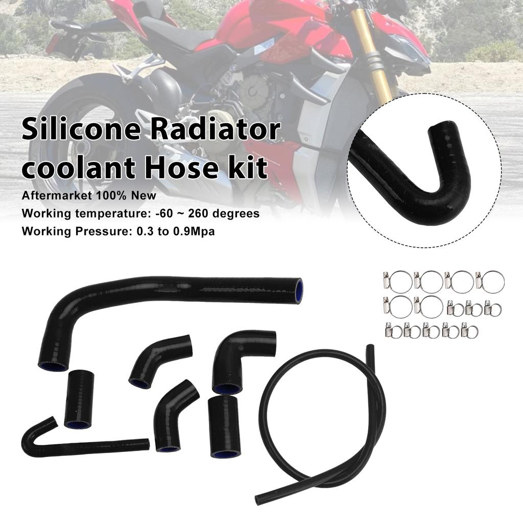 Silicone Radiator coolant Hose For Ducati Streetfighter V4 V4S 2020-2025