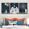 Детская комната Декор Космос Планета Искусство Печать Холст Картина Картины для Стены Украшения Настенные Картины Настенная Роспись
