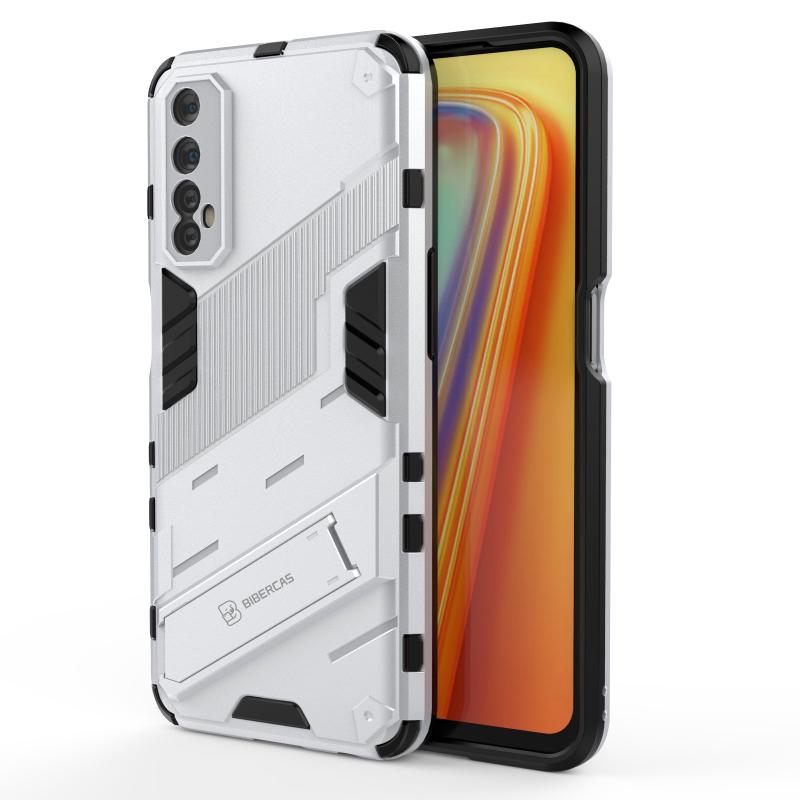 For OPPO Realme 7 Pro 4G Armor Shockproof Phone Case Back Cover Magnetic Kickstand Anti-Fall Protect Cases Coque
