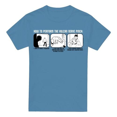 Star Trek Mens Vulcan Nerve Pinch T-Shirt