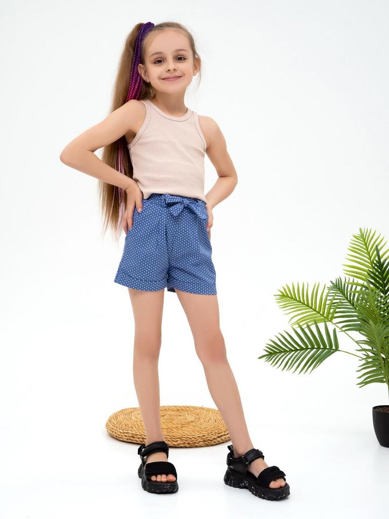 Хлопковые шорты в горошек ISSA Plus