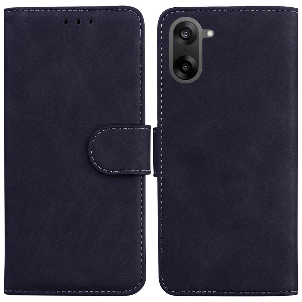 For OnePlus Nord CE5 5G Case Solid Color Leather Wallet Phone Cover