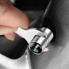 JBIW9 Car Wheel Tire Valve Caps Tyre Valve Stem Covers for Skoda Rapid Fabia Octavia Roomster Yeti Superb Citigo RS Felicia VRS Scala