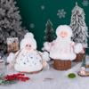 Новый Санта-Клаус Снегурочка Яблоко Конфеты Подарочный Мешок Рождественские Праздничные Принадлежности Фестивальный Набор Подарочный Новогодний Декор Упаковка Яблоко