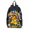Рюкзак Super Mario Bowser Koopa для девочек и мальчиков, школьная сумка в стиле аниме, сумка на плечо, подарок
