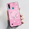 Phone Case For ZTE Blade A7 2020 Shockproof Casing Luxury Fashion Butterfly Flower Black Jelly Soft TPU Case Silicone Back Cover