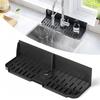 Faucet Drying Mat Quick Dry Universal Easy To Clean Simple Installation Silicone Kitchen Countertop Sink Splash Guard