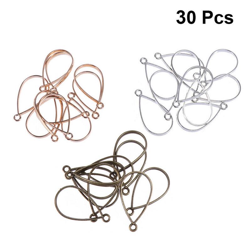 30шт новый открытый ободок кулон пустой Шарм рамка полый кулон DIY изготовление ювелирных изделий