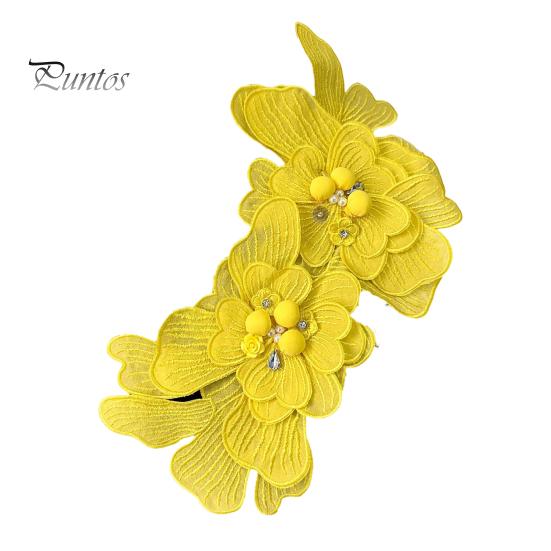 3D Цветочный корсаж Аппликация Стразы Вышивка Свитер Платье Блузка Декор Сделай Сам Шитье Нашивка Одежда Аксессуары Свадебная Вечеринка Одежда Украшения