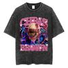 Washed Chris Brown Music Album Cover Print Tshirt Breezy Bowl XX Tour  Merch T Shirts Men Women Hip Hop High Quality Tshirt