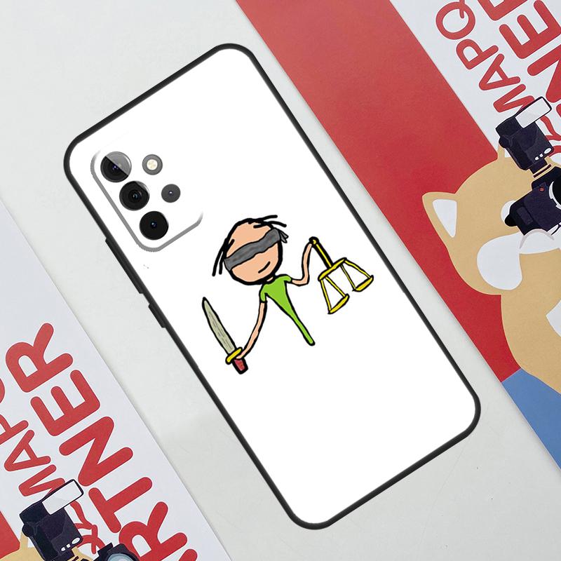 Закон Адвокат Судья Правосудие Дело Для Samsung Galaxy A52 A42 A32 A22 A12 A51 A71 A14 A24 A34 A54 A13 A23 A33 A53 Чехол