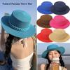8 цветов соломенная шляпа с защитой от ультрафиолета, солнцезащитная шляпа, новая пляжная шляпа от солнца, летняя модная одежда