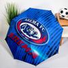 Arema Football club Printed Automatic Umbrella, 8-Frame for Travel, camping, Casual Umbrella, Essential Gift for  for family and friends
