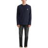 KARL LAGERFELD T-Shirts Unisex Navy Blue Crew Neck Moderate Other M26Z1710315