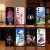 Чехол для телефона Touhou Project для Samsung Galaxy A73, 21, 22, 32, 71, 53, 52, 51, 80, 5G, Мягкий Черный Чехол