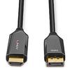 Câble Adaptateur LINDY DisplayPort - HDMI Fiche Mâle DisplayPort, Fiche Mâle HDMI-A 3.00 M Noir 40932 Câble DisplayPort