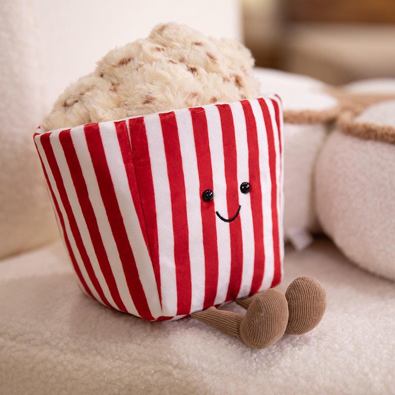 Cute Popcorn Plush Doll - Baby Soothing Toy & Holiday Gift