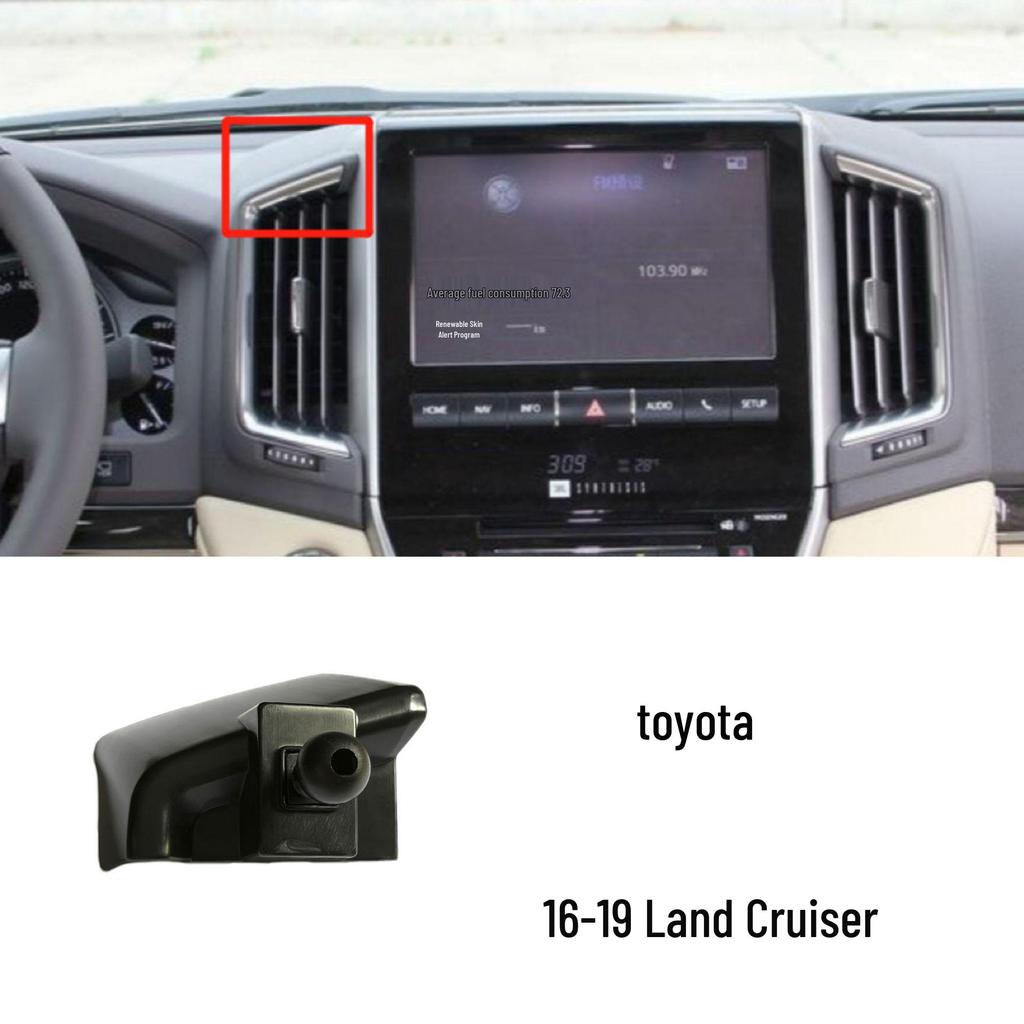 Автомобильный держатель для телефона для Toyota Camry 6-го поколения, Corolla, Highlander - Аксессуар с клипсой