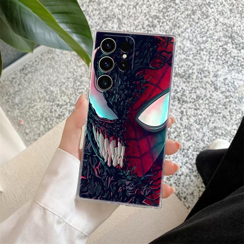 Прозрачный чехол Mavel The Avengers для Samsung Galaxy S26 S25 Ultra S24 S22 S26 Plus S20 S23 S21 S25 FE 5G Прозрачная силиконовая крышка