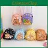 Capybara Printed Cartoon Shoulder Bag Children Outdoor Leisure Bag Crossbody