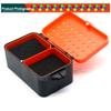 Двухслойная коробка для рыболовной живой наживки с веревкой, чехол для хранения красных червей от дождевого червя