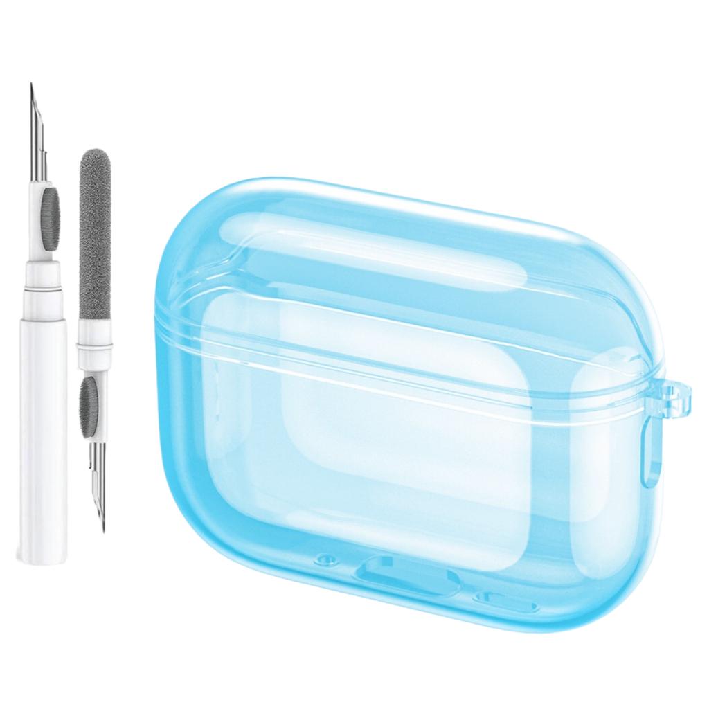 Мягкий ТПУ чехол для Airpods Pro 3 Новый защитный противоударный чехол с текстурой кожи с ремешком и набором для чистки для Airpods Pro 3