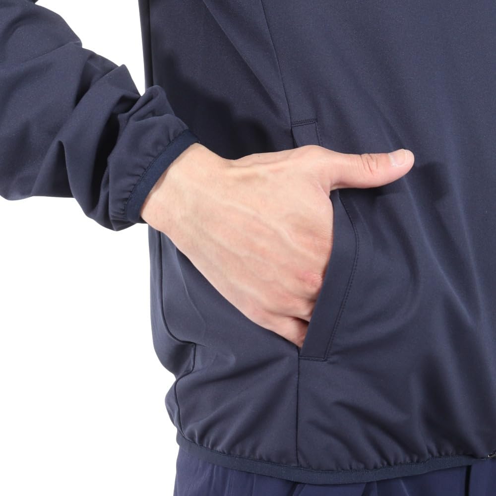 Coq Sportif Blouson Water легкий дождь ветрозащитный гольф QGMXJK01 NV00 3L [Le Golf] [Stretch Forcer] водоотталкивающий, совместимый, трикотажный, эластичный, чехол, мужской