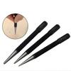 3PC Center Punch Positioning Punch Drilling Fixer Black Cylindrical Nail Punch Pin Tool Accessories