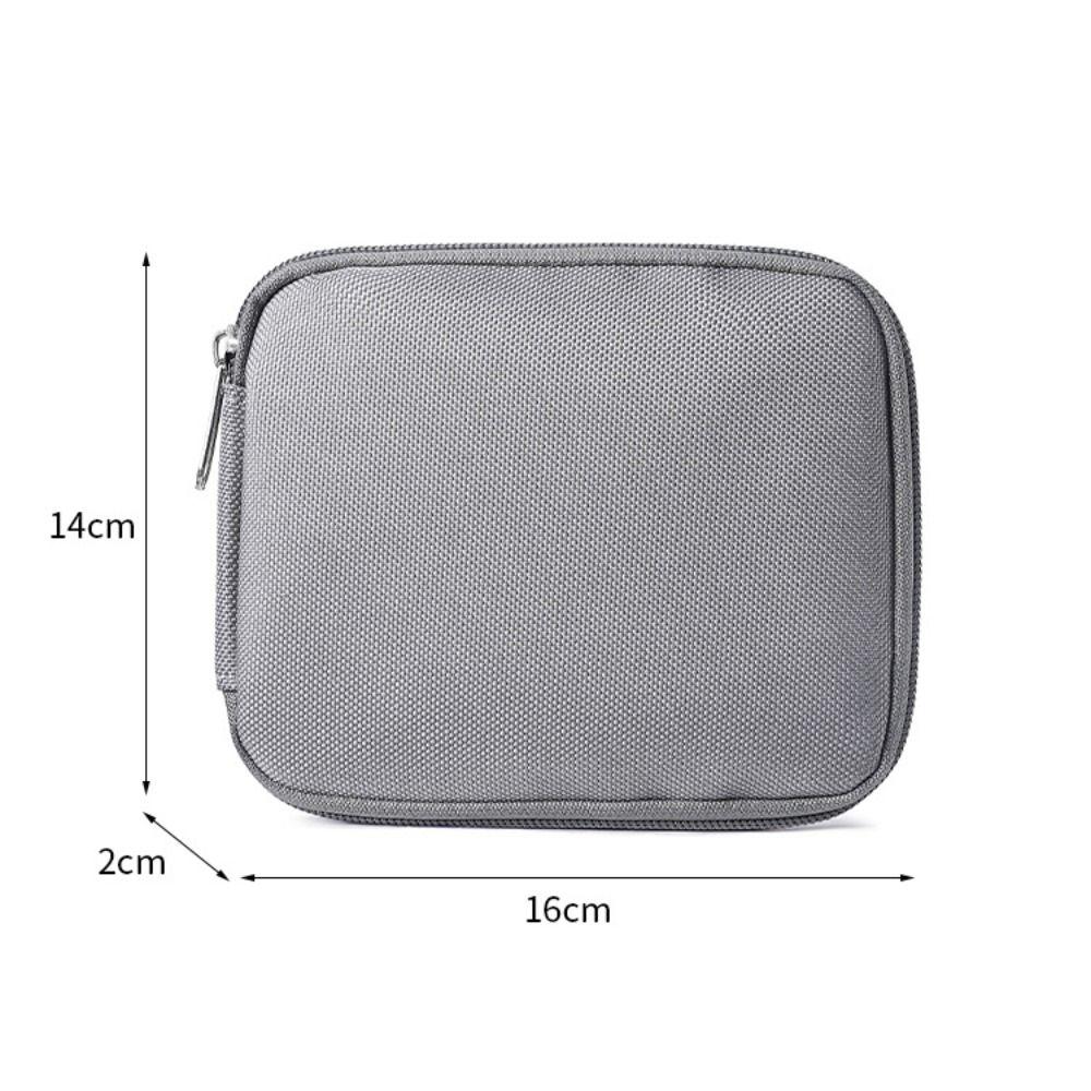 Portable Data Cable Organizer Zipper Mini Storage Pouch New Digital Storage Bag U Disk