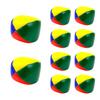 Charmoon Set of or 15 Colorful Juggling Toys for Street and Beginners Beanbags, 5, 10, Balls, Performances, Practice, (10 Balls)