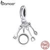 BAMOER 925 Sterling Silver Mini Cookware and Tableware Charm Pendant for Original 3mm Bracelet Bangle
