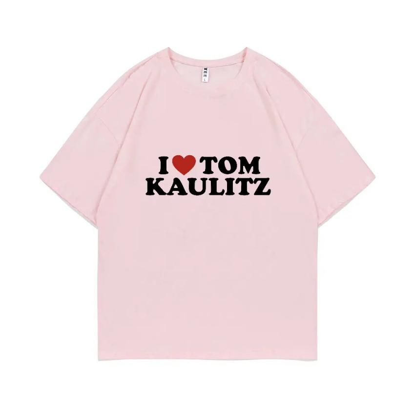 Немецкая рок-группа Tokio Hotel I Love Tom Kaulitz футболка Мужская Женская Винтаж Панк Готика Футболки с коротким рукавом