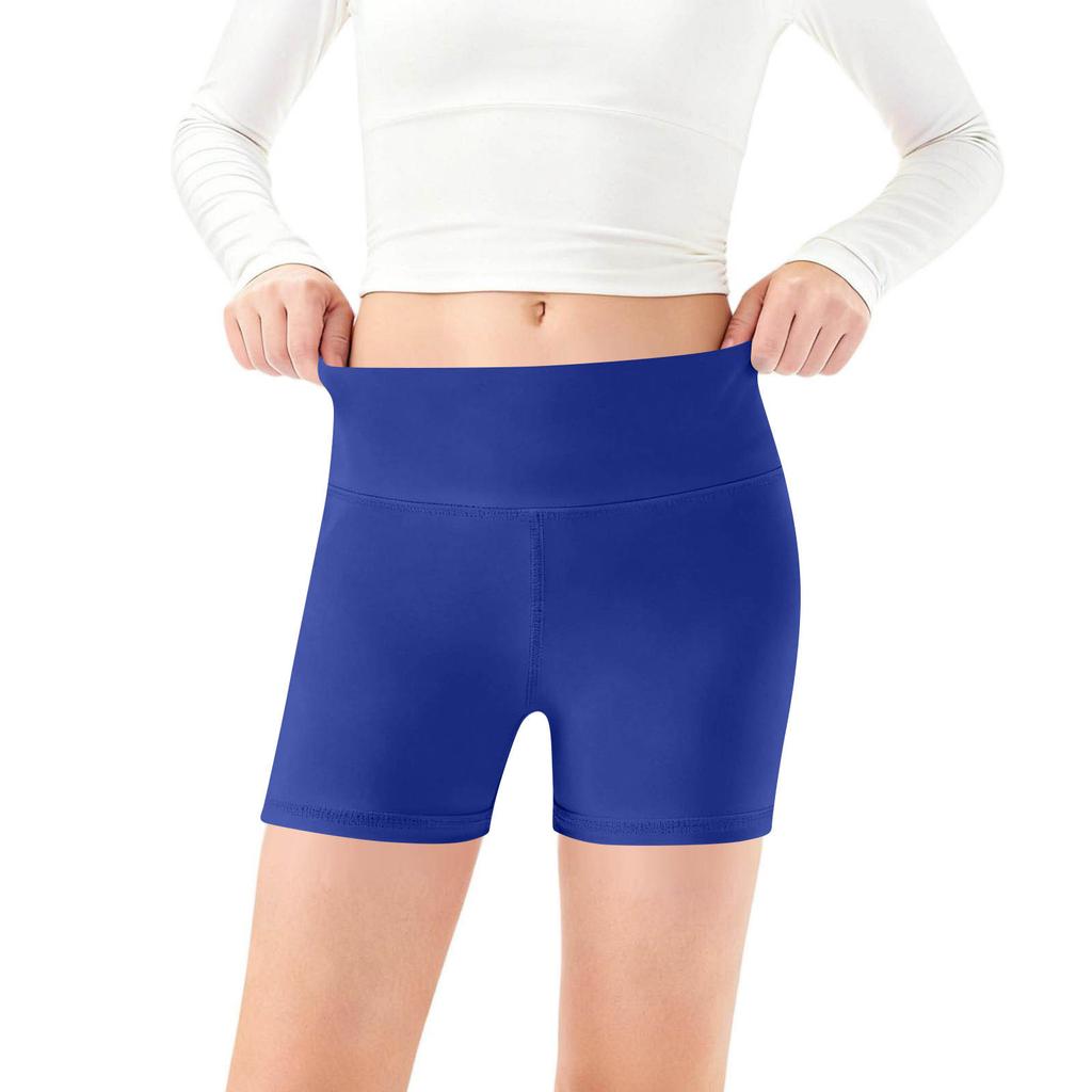 Детская мода - Цветные йога-шорты Спортивные шорты Для малышей Детские танцевальные брюки С высокой талией Облегающие Фитнес-штаны