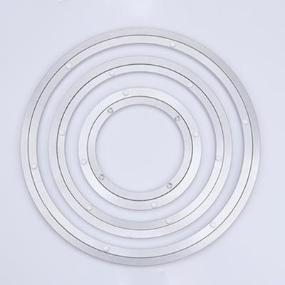 Чистые продукты Круглая форма из алюминиевого сплава, гладкая поворотная поворотная пластина для поворотного стола