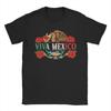 Рубашки Viva Mexico Мужские Женские Футболка с Флагом Мексики Ко Дню Независимости Для Мужчин Пляжные Повседневные Футболки Y2K Футболка с Круглым Вырезом Одежда