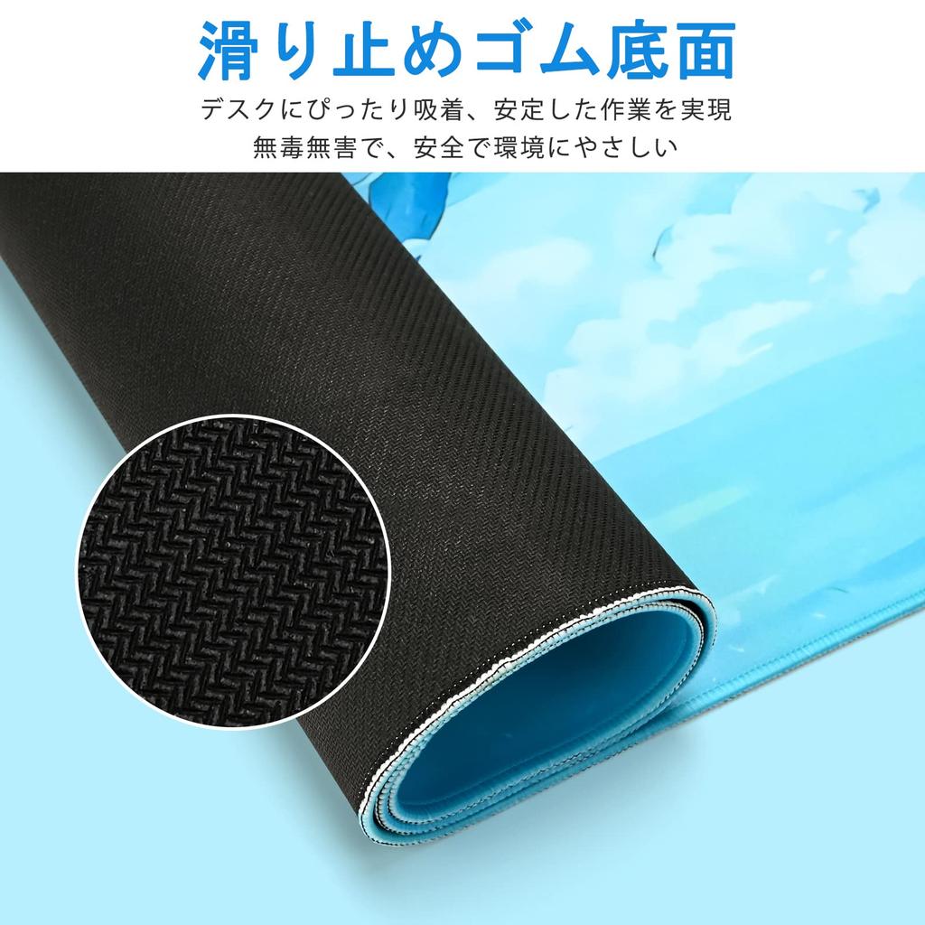 Newseego Игровая мышь Мышь Клавиатура Милый Стол Экстра Остается в Для Коврик, Коврик, Коврик, Мат, Большой, Тонкий, Противоскользящий, Моющийся, Место, Прочный, Игровой, Работа,