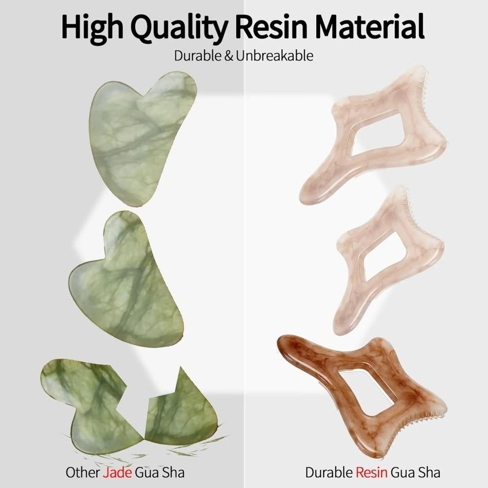 Large Gua Sha Board Resin Lymphatic Drainage Tool Multi-use Body Gua Sha Tool For Face Back
