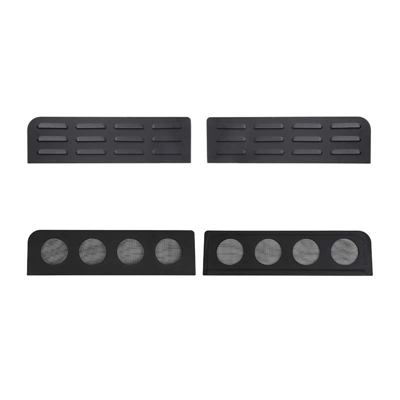 Жалюзи заднего окна, вентиляционная доска, декоративная крышка для Jeep Wrangler JK 2007-2017, 4-дверная версия, внешние аксессуары автомобиля ( Алюминиевый сплав)