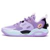 Li Ning Wade All Day 7 Durable Breathable Low Top Basketball Shoes Men Sneakers Purple Black ABAT033-3