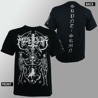 Подлинная футболка с логотипом Marduk Serpent Sermon Skeletons