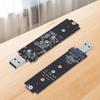 Адаптер NVME на USB 10 Гбит/с M.2 NVME USB 3.1 Адаптер Макс. 2 ТБ Двойной протокол NVMe SATA M2 SSD Плата для M.2 2230 2242 2260 2280 SSD