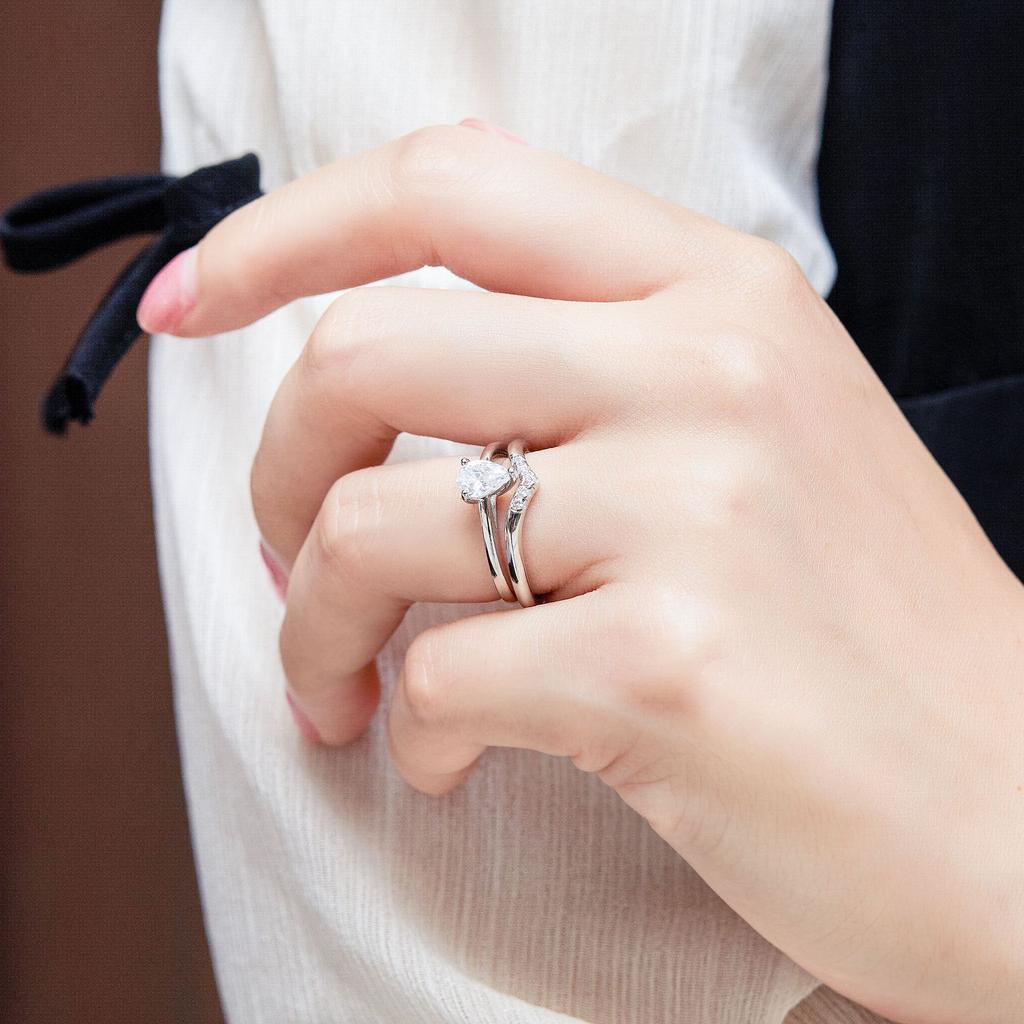Классическое кольцо Lindon из стерлингового серебра 925 пробы с цирконом, женские украшения, свадебное обещание, подарок для вечеринки